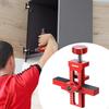 Cabinet Door Mounting Jig Aluminium Alloy Easy Use Adjustable Height Stable Clamp Installation Tool