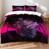 Saja Boys Bedding Set Kpop Demon Hunters Duvet Cover Set Colorful Print Polyester Bed Sheet Duvet Cover Kid Gift Home Textile