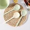 Cute Long Handle Ceramic Soup Spoons (10-Pack)