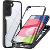 Двойной прозрачный чехол на 360° для Samsung Galaxy S22 Ultra S21 Plus A53 A33 A73 A23 A22 A32 A52 A12 A51 A71 M32 4G 5G противоударный чехол для телефона с полной защитой
