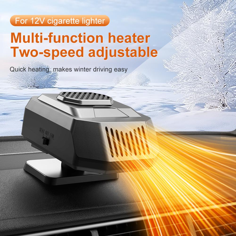 Car Heater Fan 12V Auto Windshield Defroster Fast Heating Car Defogging Demister for Winter Humid Weather