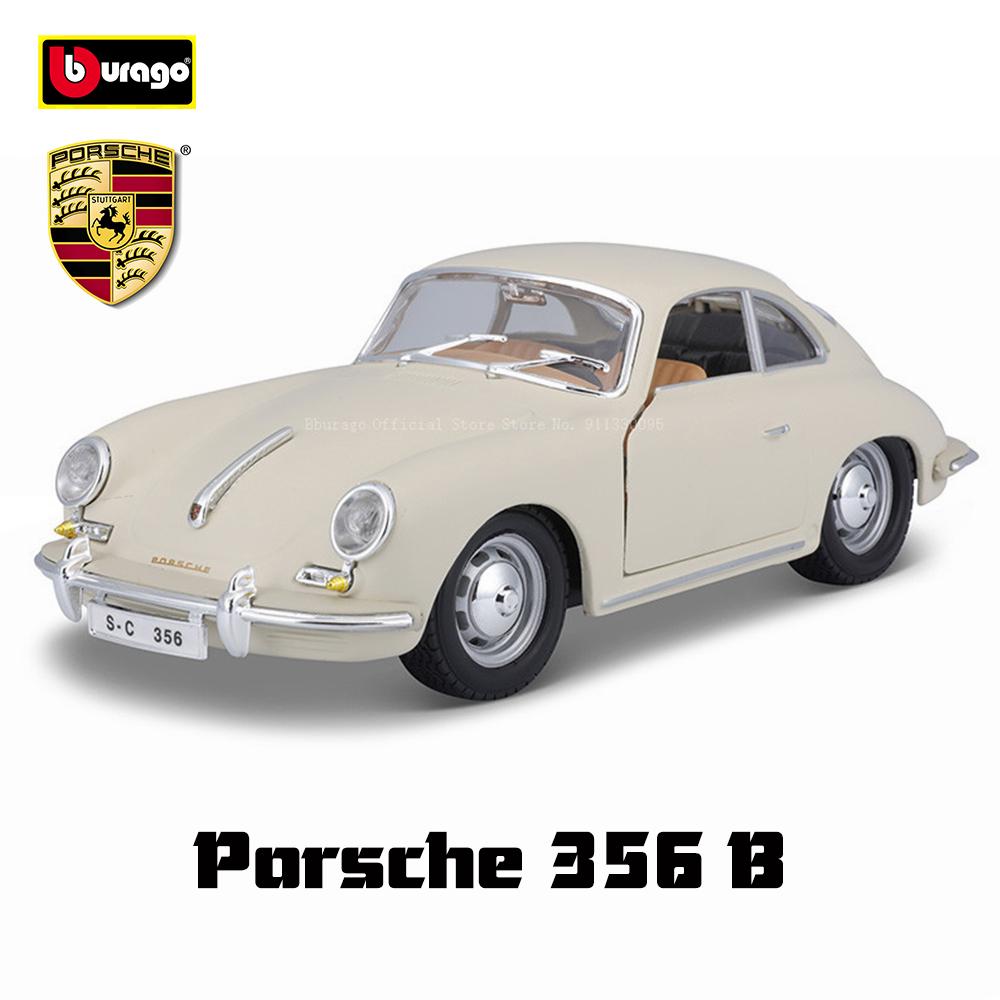 AABKO1 Bburago 1:24 Porsche 911 GT3 Taycan Turbo S 718 Boxster simulation alloy car model crafts decoration collection toy tools gift