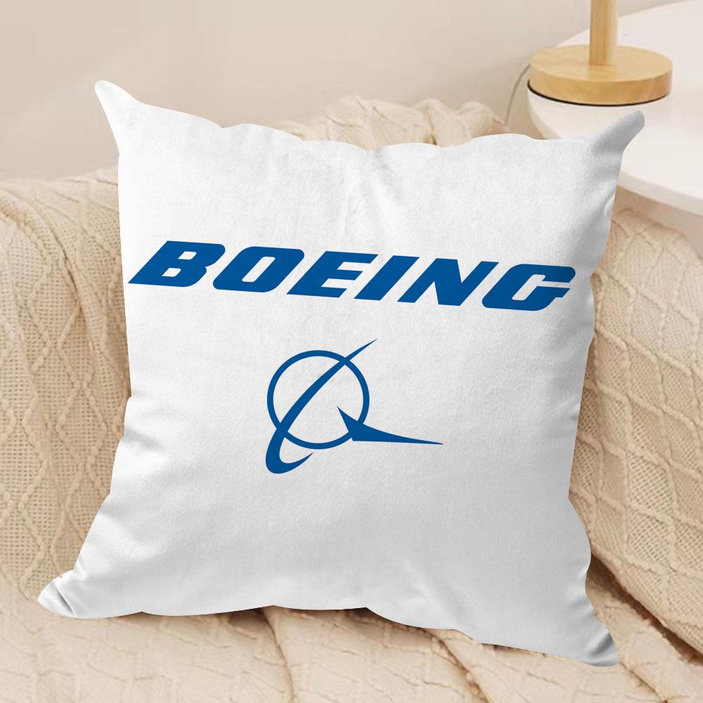 Модная наволочка The Boeing Company из шелковистого короткого плюша, двусторонняя, для дивана, для всех сезонов, декор для дома, подарок