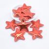 40 шт. 40 мм, мягкие аппликации со звездами из искусственной кожи для рукоделия, одежды, вышивание заплаток, заколка для волос, топпер для свадебного торта, аксессуары для декора