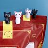 16/2 шт. мультяшные зажимы для еды для кошек, пластиковые зажимы для закусок, хлеба, прищепки для белья, зажим для хранения в домашнем офисе