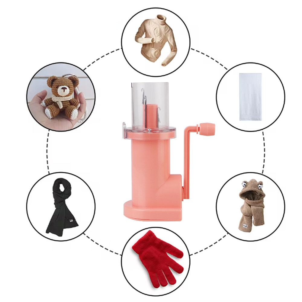 Creative Knitting Machine Loom Spool Knitter Craft Bracelet Weave Tool Portable Hand-Knitted Tricotin Machine Sewing Accessories Embellish Hand Knit