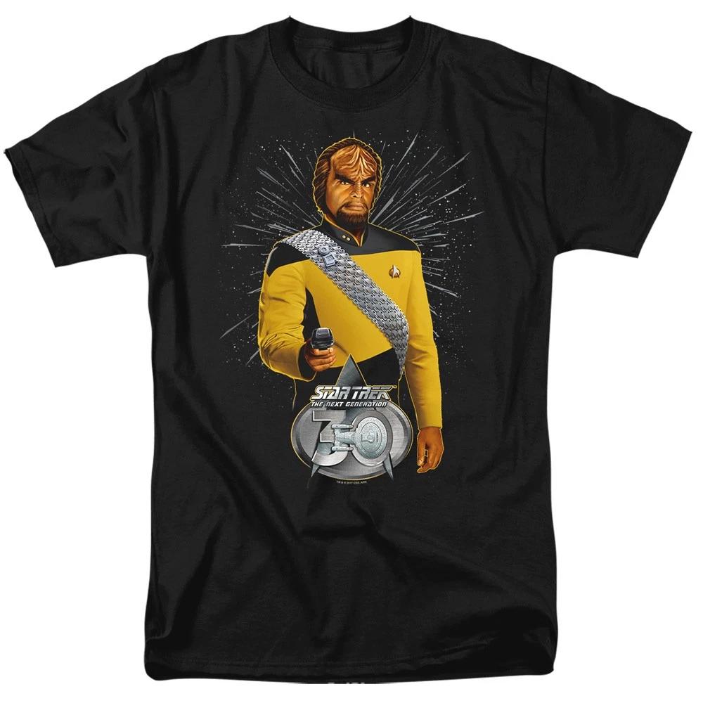 Star Trek - Worf 30 - Unisex Short Sleeve Children's T-shirt - Black