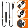 Шлем для снегохода с подогревом, шнур, USB-порт, магнитный шнур питания для подогреваемого большинства электрических щитков, шлемов, портов визоров