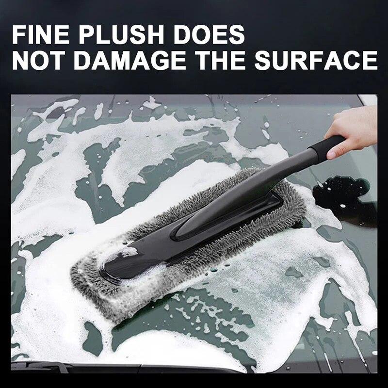 Швабра для очистки автомобиля SEAMETAL, щетина для удаления пыли, сильное водопоглощение, восковая швабра для чистки автомобиля, щетки, аксессуары для мойки автомобиля