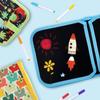 Детская волшебная доска, обучающие детские игры, раскраски, детские игрушки для рисования, 6 страниц, стирающие доски с помощью водных меловых ручек
