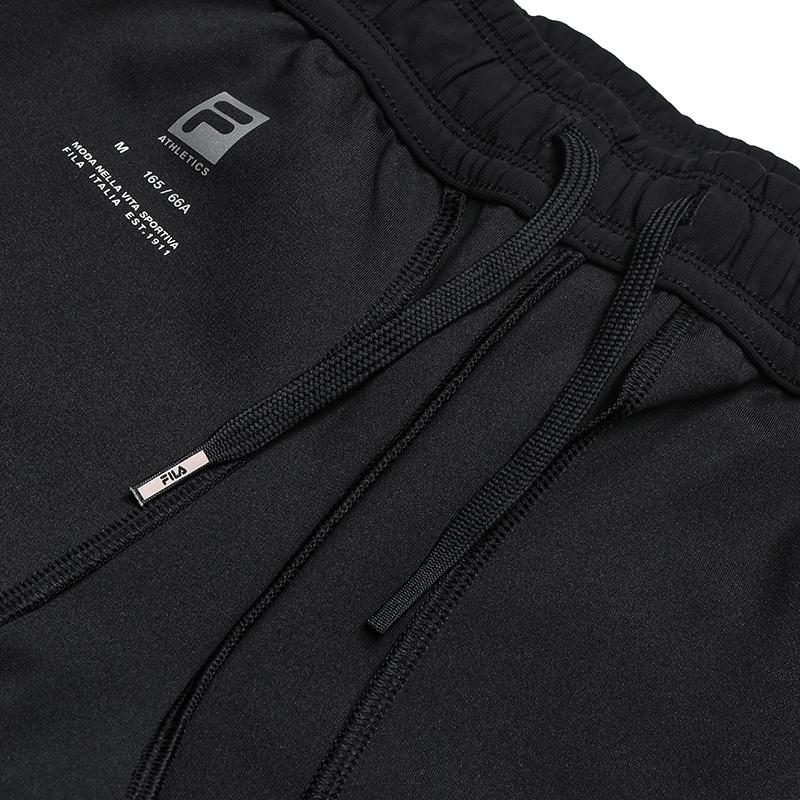 Fila Серия Фитнес Простые Классические Универсальные Удобные Дышащие Повседневные Прямые Трикотажные Спортивные Штаны Женские брюки A11W541611F-BK