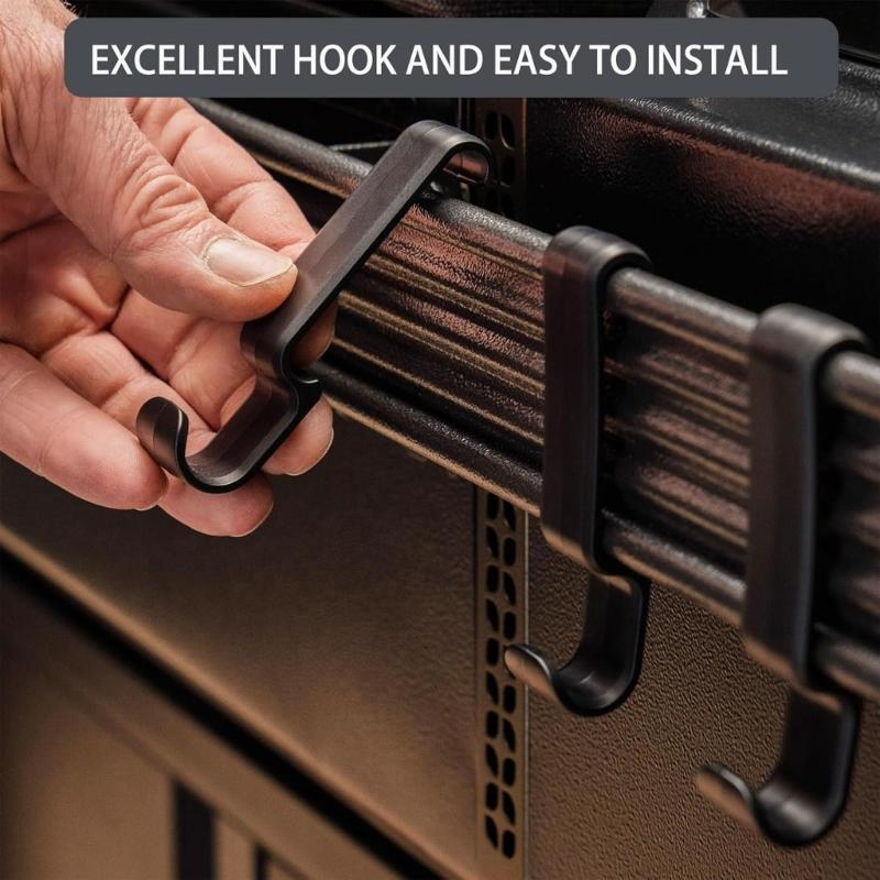 Pack of 3 Stainless Steel BBQ Tool Hanging Hooks Rusts Resistant Cooking Accessories for Outdoor Grill Equipment