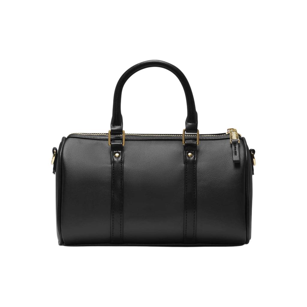 Jordan Metal Airman Logo Leather Polyester Boston Bag Unisex Handbags Black DR5595-010