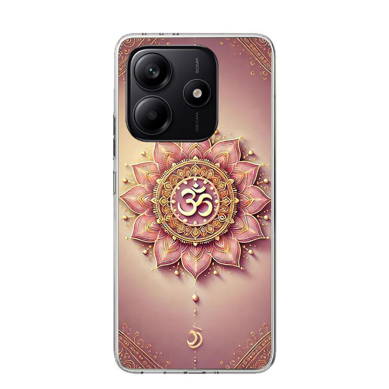 Мандала Чакра Настойчивость Йога Чехол для Телефона Для Xiaomi Redmi Note 15 14 13 12S 12 Pro Plus 11S 11E 11 11T 10S 10 Искусство Мягкий Рисунок Чехол