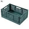  Storage Crate Box Collapsible Large Capacity    Sturdy Practical Collapsible Plastic Storage Crate Box for Cosmetic
