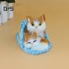 Mom&Me Cat Slippers Plush Kids Toy Simulation Animal Ornament Craft Xmas Gift