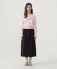 COVERNAT WOMAN Cooper Logo Round Neck Knit Light Pink