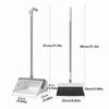 3-in-1 Broom Dustpan Set Long Handle Dustpan Combination Durable Floor Brush  Living Room