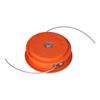 Orange Grass Trimmer Head with ABS Aluminum Alloy Internal Fixed Plate Spool for Brush Cutter Lawn Mower