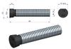 Śruba Kpl. Płużna Oval Z Jednej Strony Ścięta M16X85 Mm Kl.12.9 Zastosowanie Kverneland Waryński M16X85Ov1 ( Sprzedawane Po 10 )