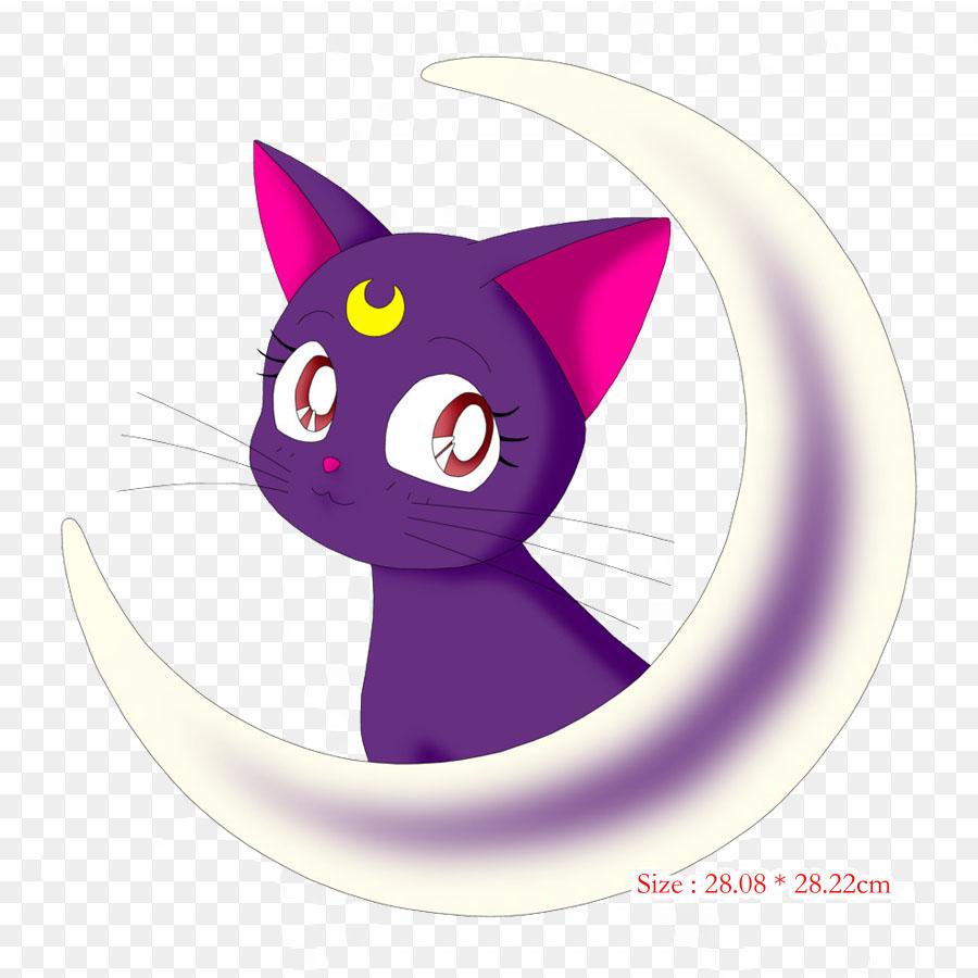 Luna Sailor Moon Drops Artemis Iron On Patches For Clothing Applique Stickers On Clothes Heat-Sensitive Custom Patch