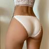 Women's Cotton Lace Briefs Mid Waist Sexy Seamless Comfort Panty Seduction Charming Bikini Panties