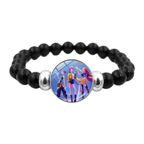 Yousheng Корейский Поп Браслет из Бусин Аниме Вдохновленный Модный Браслет Браслет из Разноцветных Бусин для Женщин Мужчин Девочек Мальчиков Поклонников