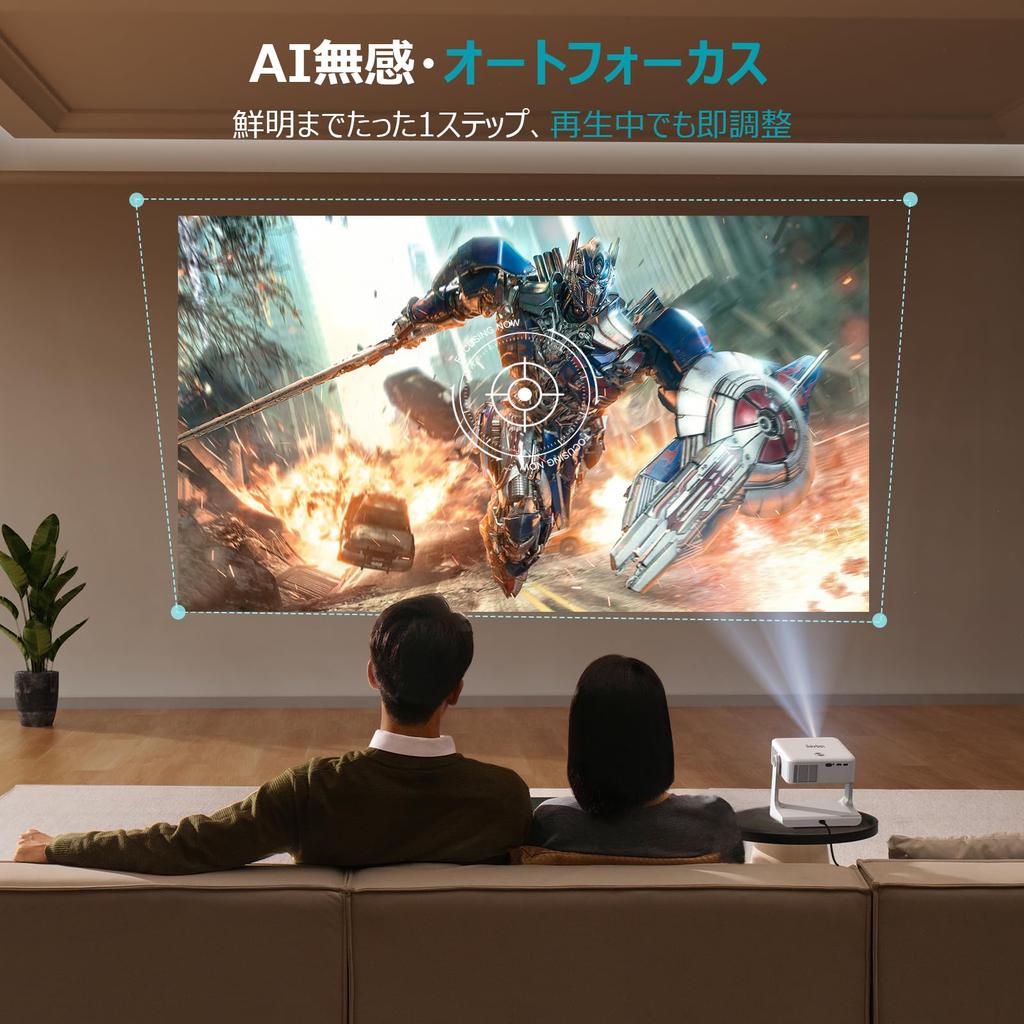 С проектором Google Sovboi для домашнего использования, яркость 1200 ANSI, встроенная стойка, потолочный проекционный домашний проектор, Full HD 1080P, совместимый с 4K, 10 Вт