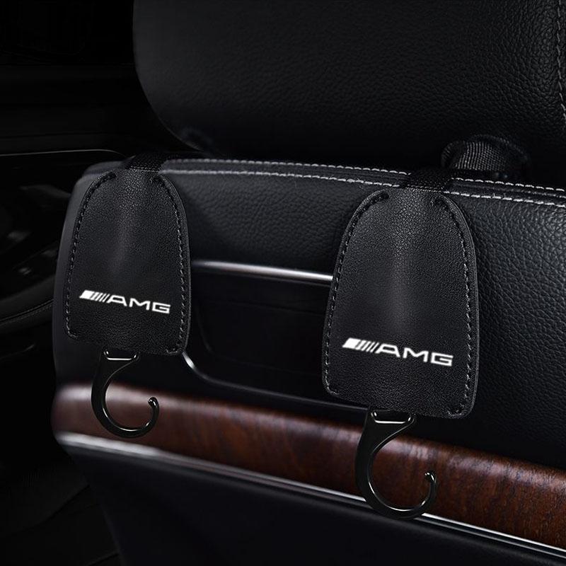 Portable Multifunction Car Seat Headrest Hook Multi-Function For Mercedes benz AMG B-Class W245 W246 W247
