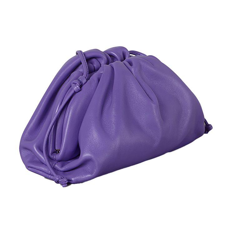 Bottega Veneta Pouch Cloud Bag Series Solid Color Minimalist Drawstring Design Clutch Shoulder Crossbody Bag Mini Women bags 585852VCP405308