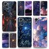 Чехол для телефона для Xiaomi Redmi Note 14 13 12 4G 9S 9 10 11 Pro Plus 5G 14C 13C 12C 10C 9A Мягкий ТПУ чехол модное искусство закатное сияние