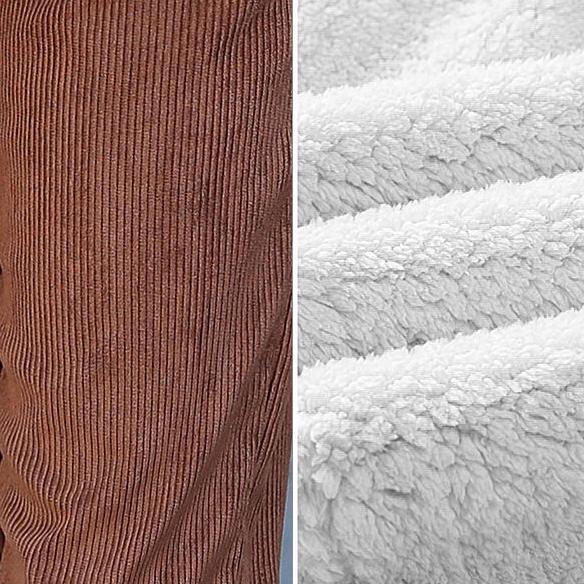 Женский зимний костюм, осенняя студенческая вельветовая куртка из овечьей шерсти, бархатный утолщенный повседневный комплект из двух предметов с капюшоном, пальто