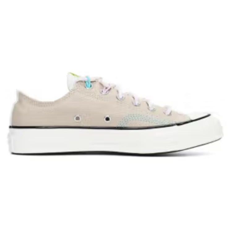 Converse Chuck Taylor All Star 70S Удобные Универсальные Прочные Легкие Низкие Кеды из Канваса Унисекс Сникеры Молочный A07598C