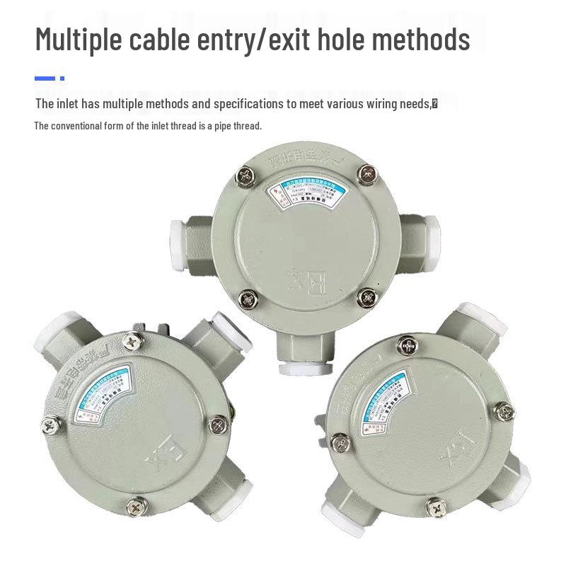 Explosion-Proof G3/4 Junction Box: One-Way, Two-Way, Three-Way, Four-Way for Chemical Plants and Mines