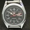 ВОССТАНОВЛЕННЫЕ ВИНТАЖНЫЕ SEIKO 5 АВТОМАТИЧЕСКИЕ 6309A ЯПОНИЯ МУЖСКИЕ ЧАСЫ D/D ЧЕРНЫЕ a318621-2