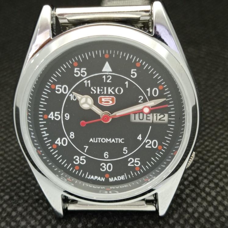 ВОССТАНОВЛЕННЫЕ ВИНТАЖНЫЕ SEIKO 5 АВТОМАТИЧЕСКИЕ 6309A ЯПОНИЯ МУЖСКИЕ ЧАСЫ D/D ЧЕРНЫЕ a318621-2