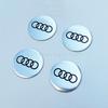 Для Audi A3 4 шт. Для Audi A1 A3 A4 A5 A6 A7 Q3 Q5 Q7 RS3 RS4 RS5 S3 S4 56 мм Центральный колпачок ступицы колеса автомобиля Наклейка-эмблема Значок Наклейка Аксессуары