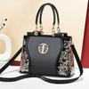 Chinese Retro Style Women's Handbags Fashion Sequin Embroidery High Sense PU Lady Shoulder Bag Large Capacity Portable Crossbody Bag for Mother Gift
