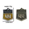 Наклейка 4x4 для JEEP Wrangler: Эмблема "Снежная гора бездорожья" - Металлическая наклейка на автомобиль с полным приводом