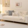 Sofa Cushion Winter Lamb Plush Thickened Cover Cover Cloth Towel Cartoon Embroidery Non-slip Modern Simple Seat Cushion