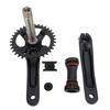 Bike Crank Arm Set Hollow Integrated Single Disc Aluminum Alloy Mountain Bike Crank Arm Set with