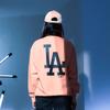 New Era Свитшот унисекс с принтом букв серии MLB, с круглым вырезом, длинным рукавом, розовый 12727852123