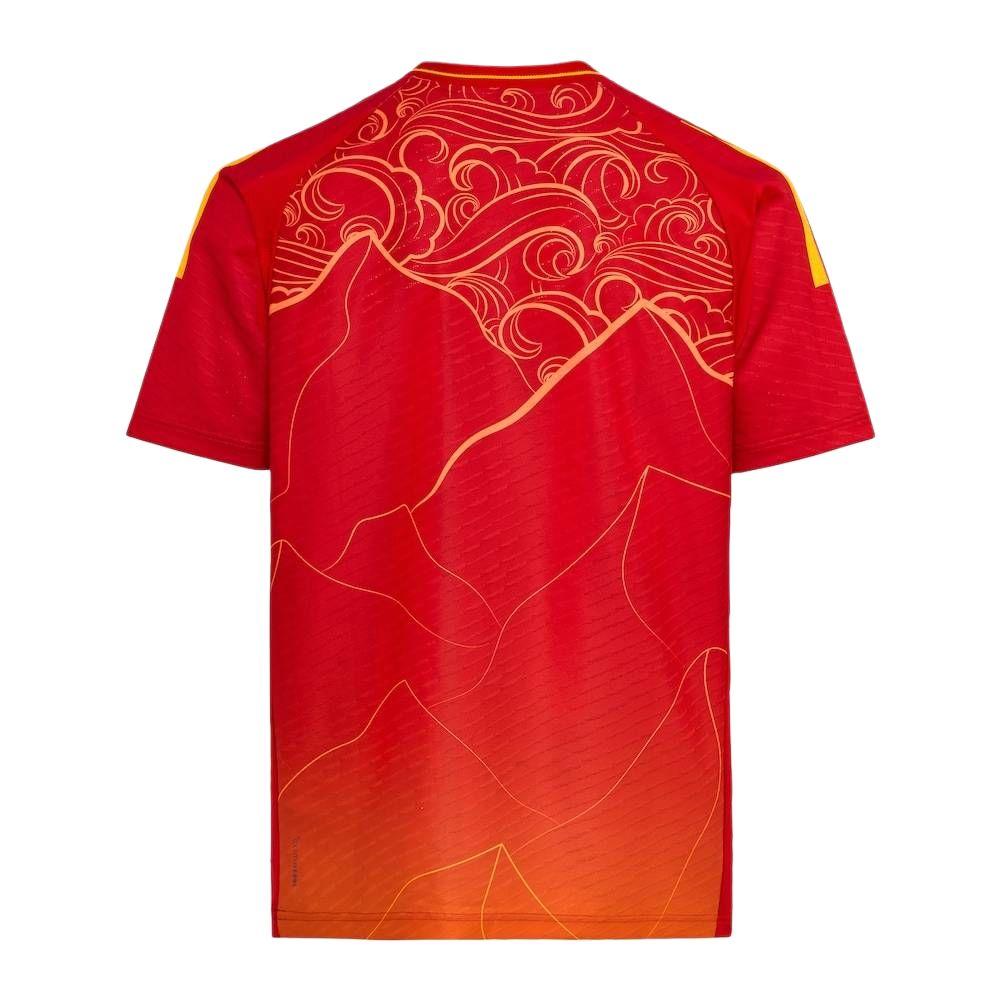 adidas Футбольные майки Унисекс Оранжево-красные Средние LG1962
