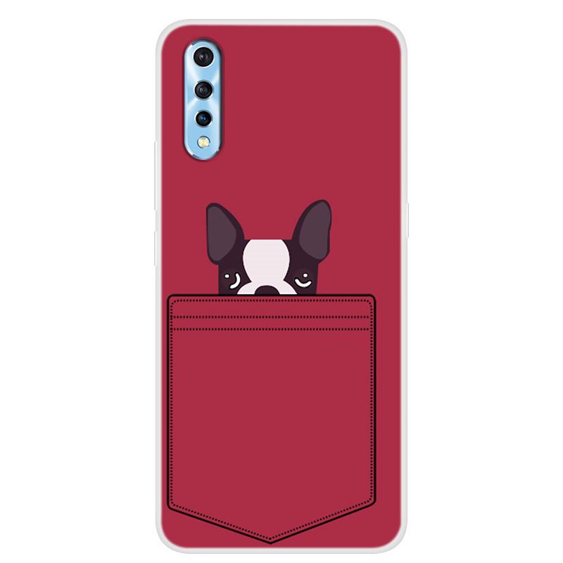 Чехол для Vivo V17 Neo Мягкий силиконовый задний чехол для телефона Vivo S1 1907 6,38" Для Vivo V17Neo V 17 neo 1907 Чехлы Бампер Capa
