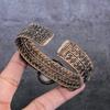 Браслет-манжета из медной проволоки Moonstone Handmade, регулируемый r8v84
