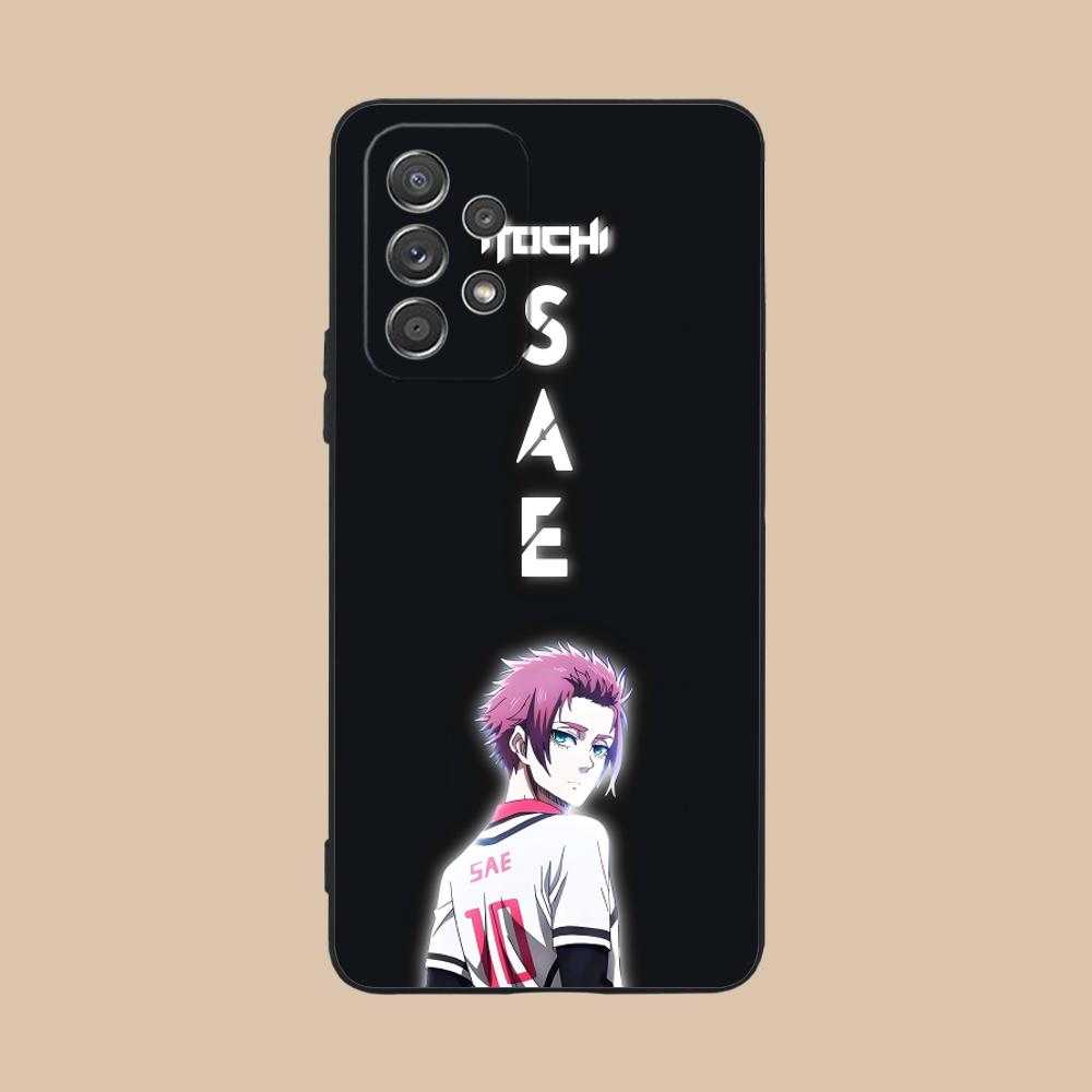 Чехол для телефона Blue Lock Itoshi sae для Samsung Galaxy A56 55 54 53 52 51 36 35 34 23 16 15 5G Цветной Чехол Красивый Роскошный Чехол