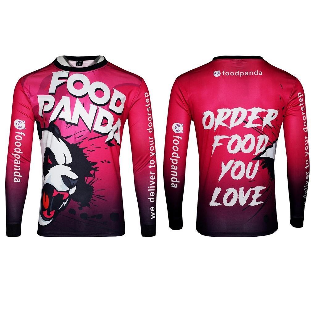 panda food Jersey Long Sleeve Motorcycle Jersey For Men Bike sports The New Fashion