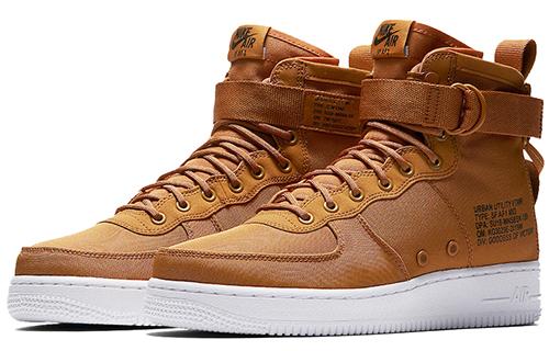 Nike Sf Air Force 1 Mid Охристый пустынный 917753-700