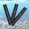 8pcs 10℃ to 40℃ Temperature Sensing Stickers Liquid Crystal Self Adhesive Fish Tank Thermometer Black Thermometer Labels