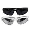 2pcs Sunglasses Fashionable Lightweight Windproof UV Protection Sports Glasses for Daily Outdoor